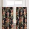 Home * | Best Reviews Of Waverly Kensington Bloom Window Tier Pair Grey