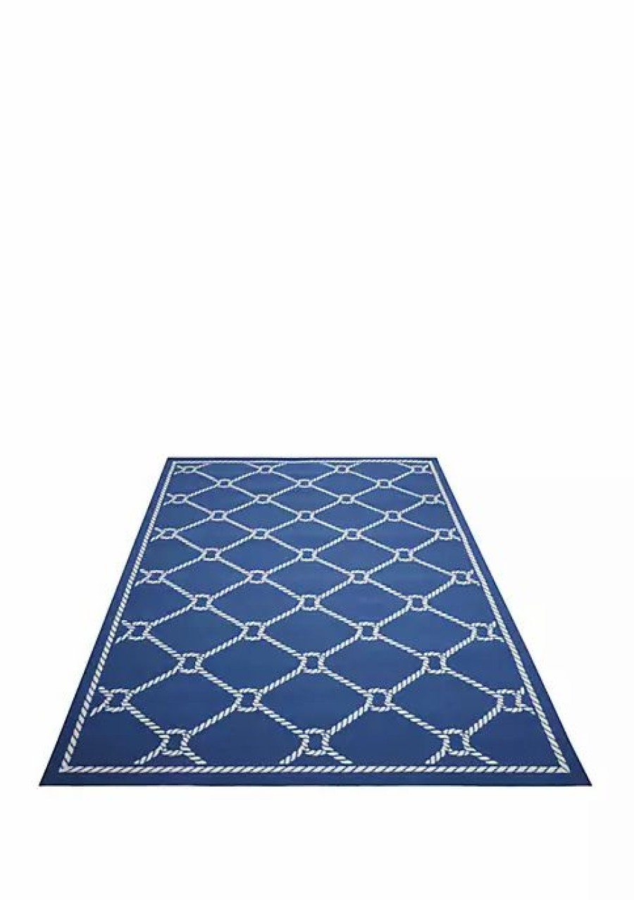 Home * | Budget Waverly 7 Ft 9 In X 10 Ft 10 In Sun And Shade Area Rug Navy