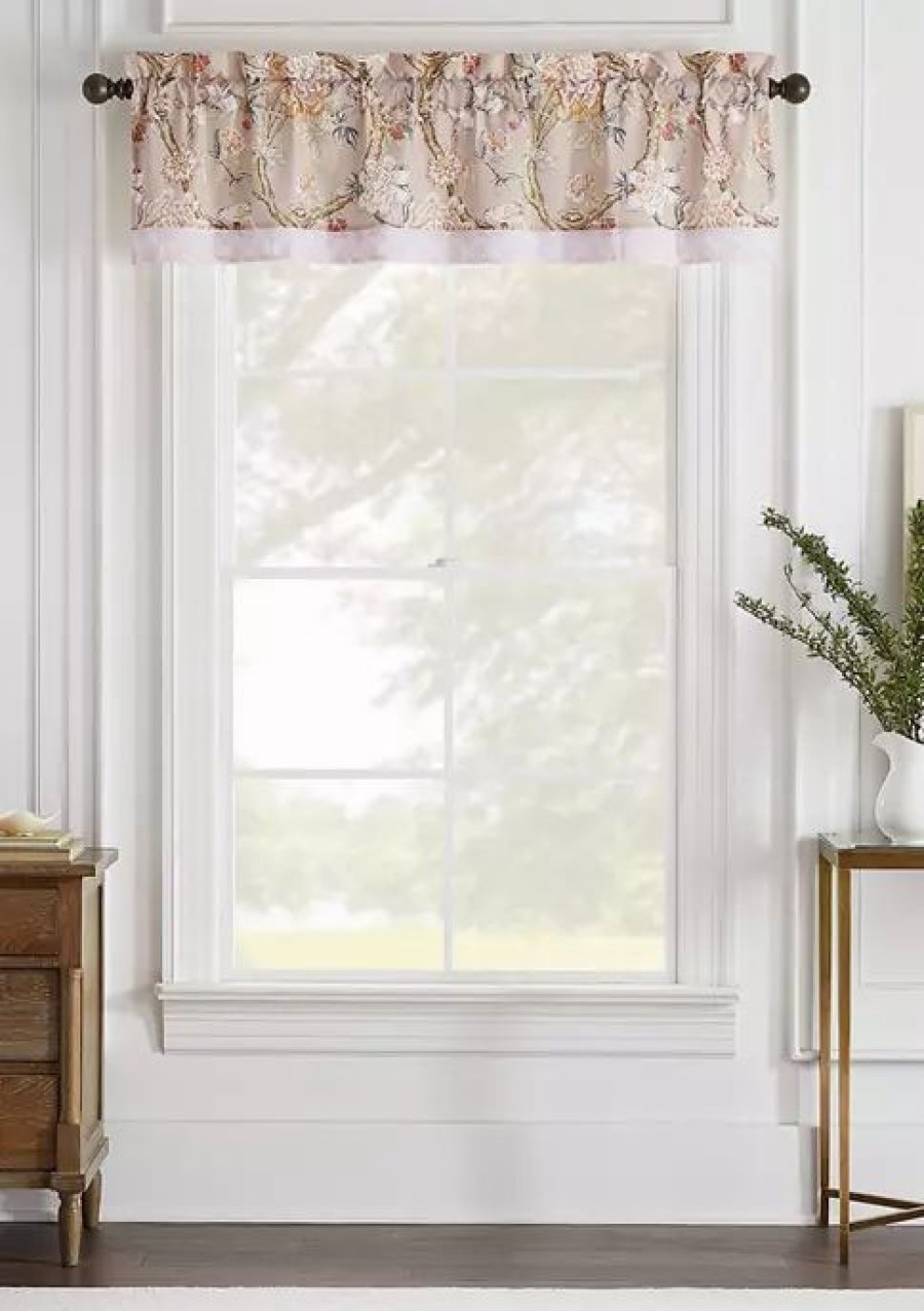 Home * | Promo Waverly Mudan Valance Taupe