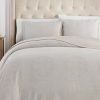 Bed & Bath * | Coupon Waverly Matelasse Oversized Bedspread Set Grey