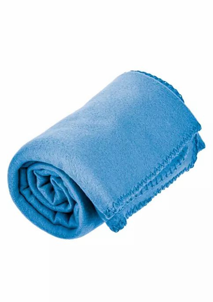 Bed & Bath * | Wholesale Lexi Home Versatile 50 X 60 Cozy Premiuim Fleece Throw Blanket Single Pack Baby Blue