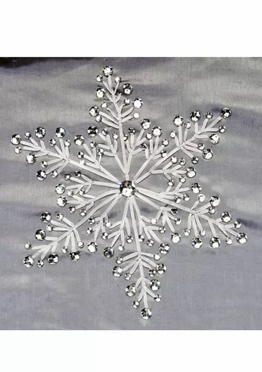 Home * | Best Pirce National Tree 42 And White Snowflake Embroidered Christmas Tree Skirt Gray